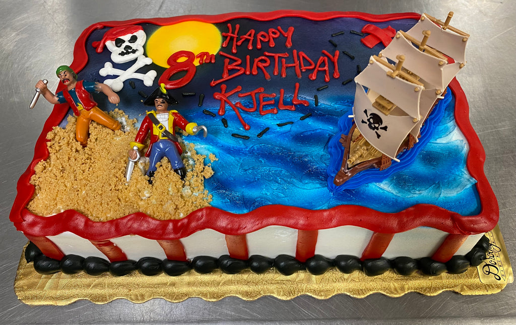 Pirate Sheet Cake