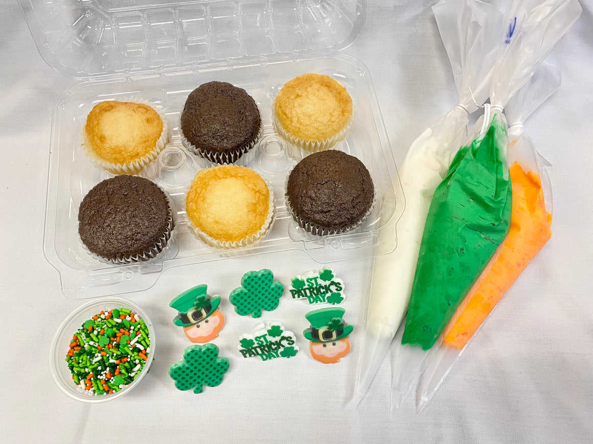 Decorate Your Own St. Patrick's Day Cupcakes