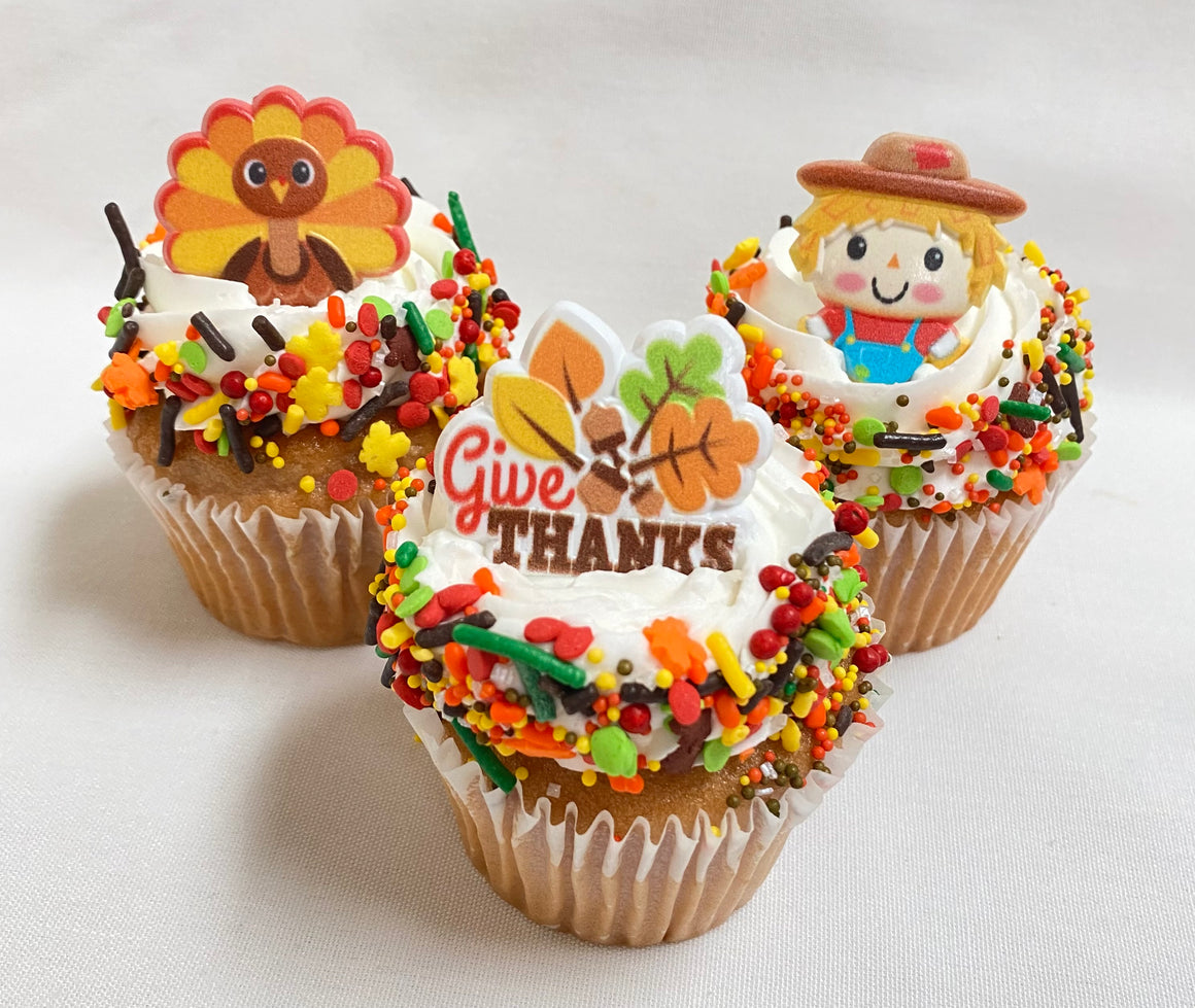 Thanksgiving Theme Cupcakes