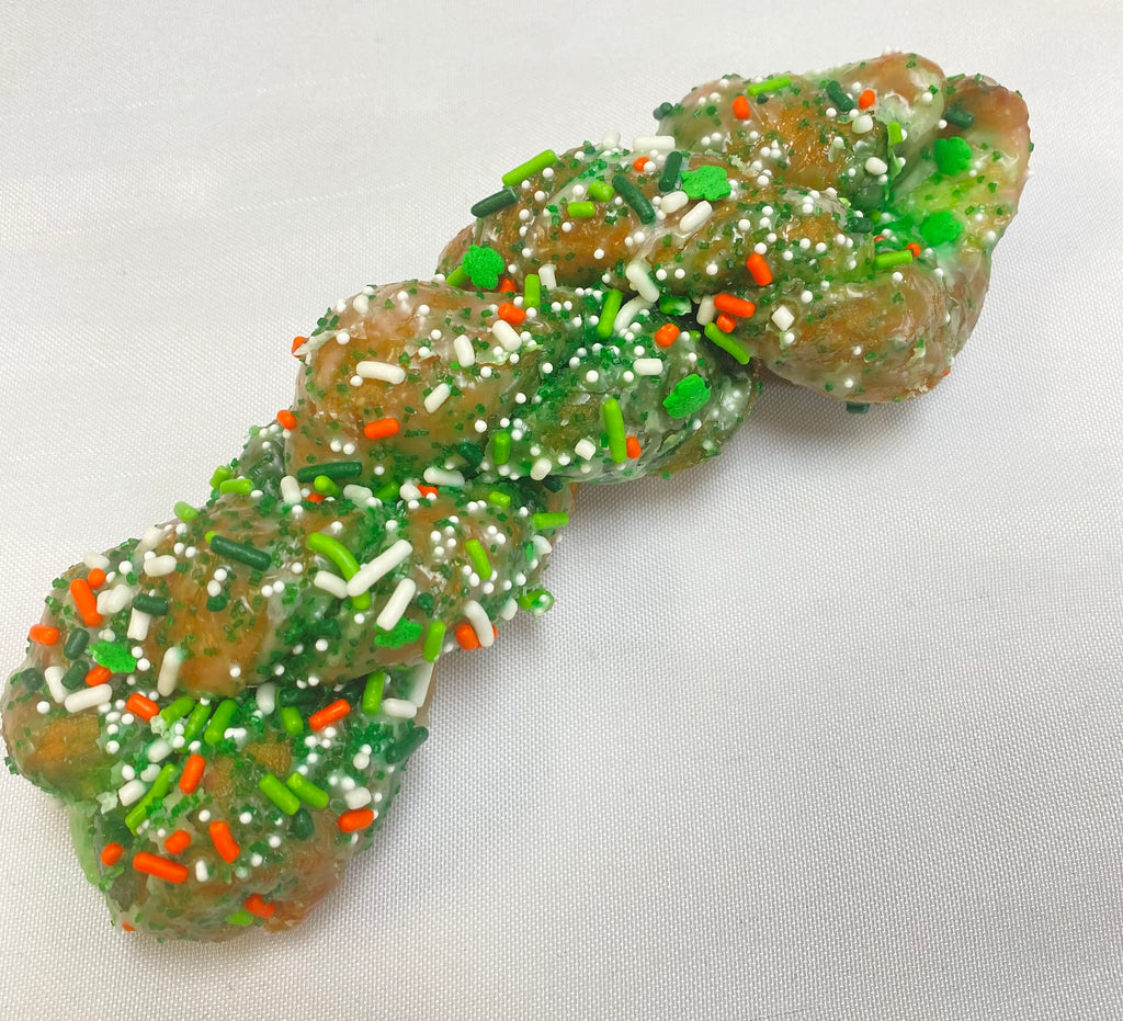 Glazed Twist with Green Swirl & Sprinkles (Available March 7-16)