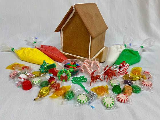 Gingerbread House "Decorate at Home Kit" (allow 3-4 days notice when ordering)