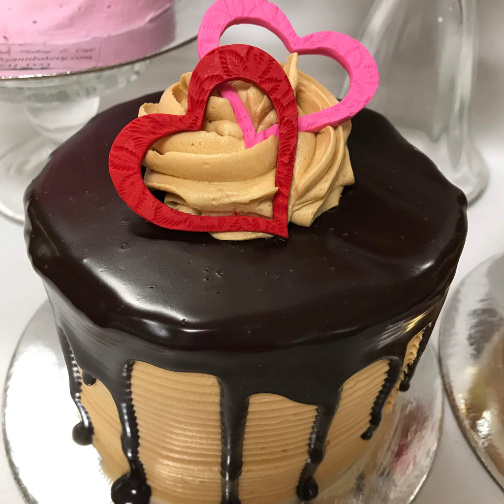 4" Sweetheart Gourmet Valentine Cake Salted Caramel (Feb 1- Feb 14 ONLY)