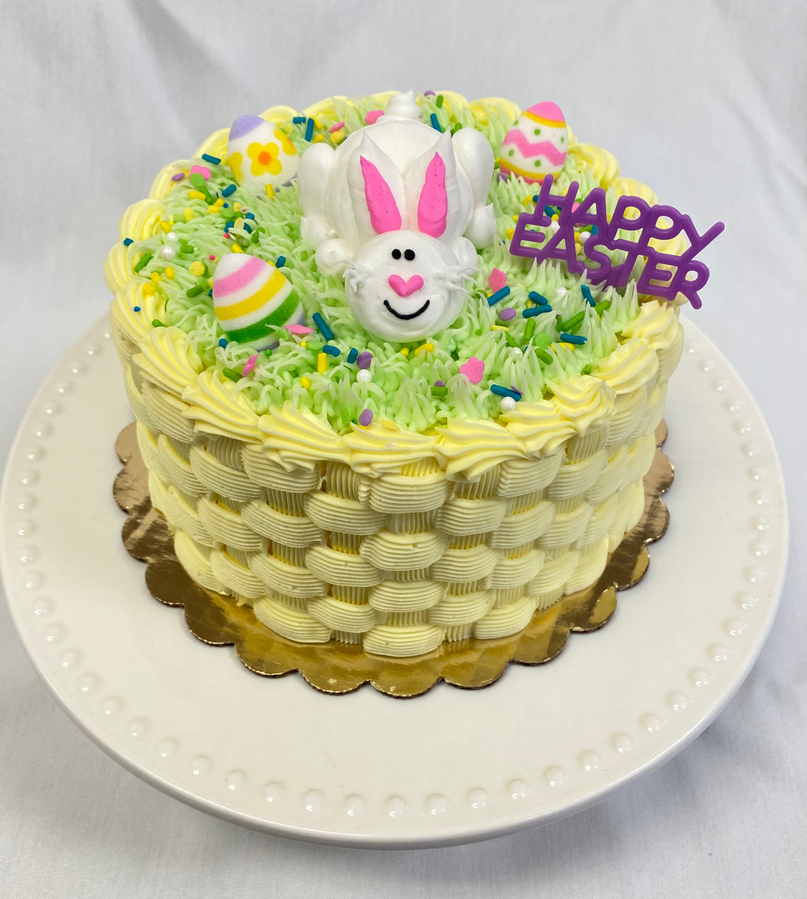6" Easter Basket Buttercream Cake