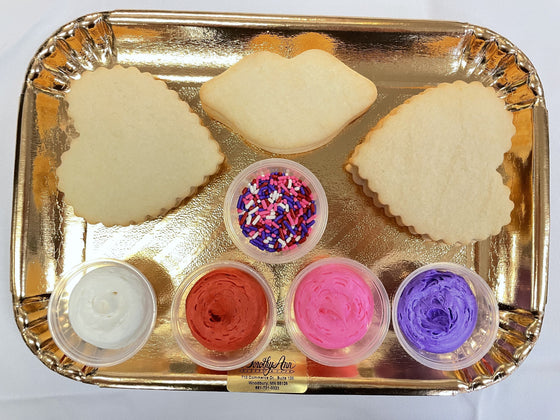 Decorate Your Own Valentine Cookie Tray