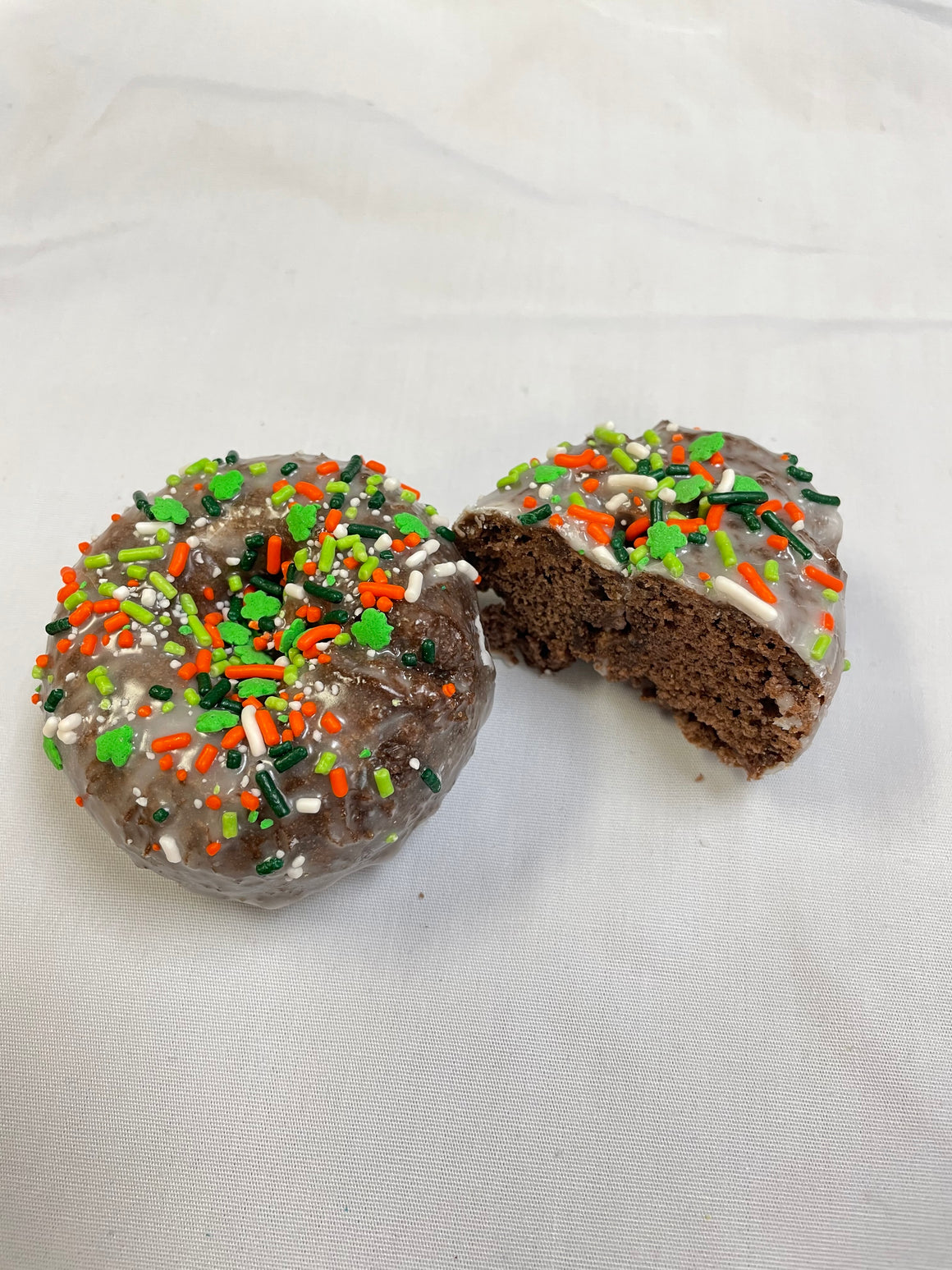 St. Patrick's Day Donut Chocolate Cake with Sprinkles (Available March 1-16)