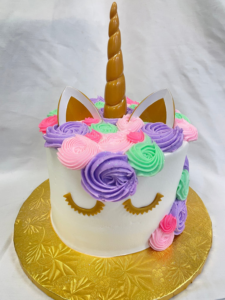Unicorn Cake (3 layer 6" round)