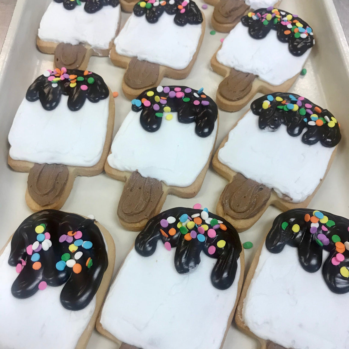 Decorated Ice Cream Theme Cookies