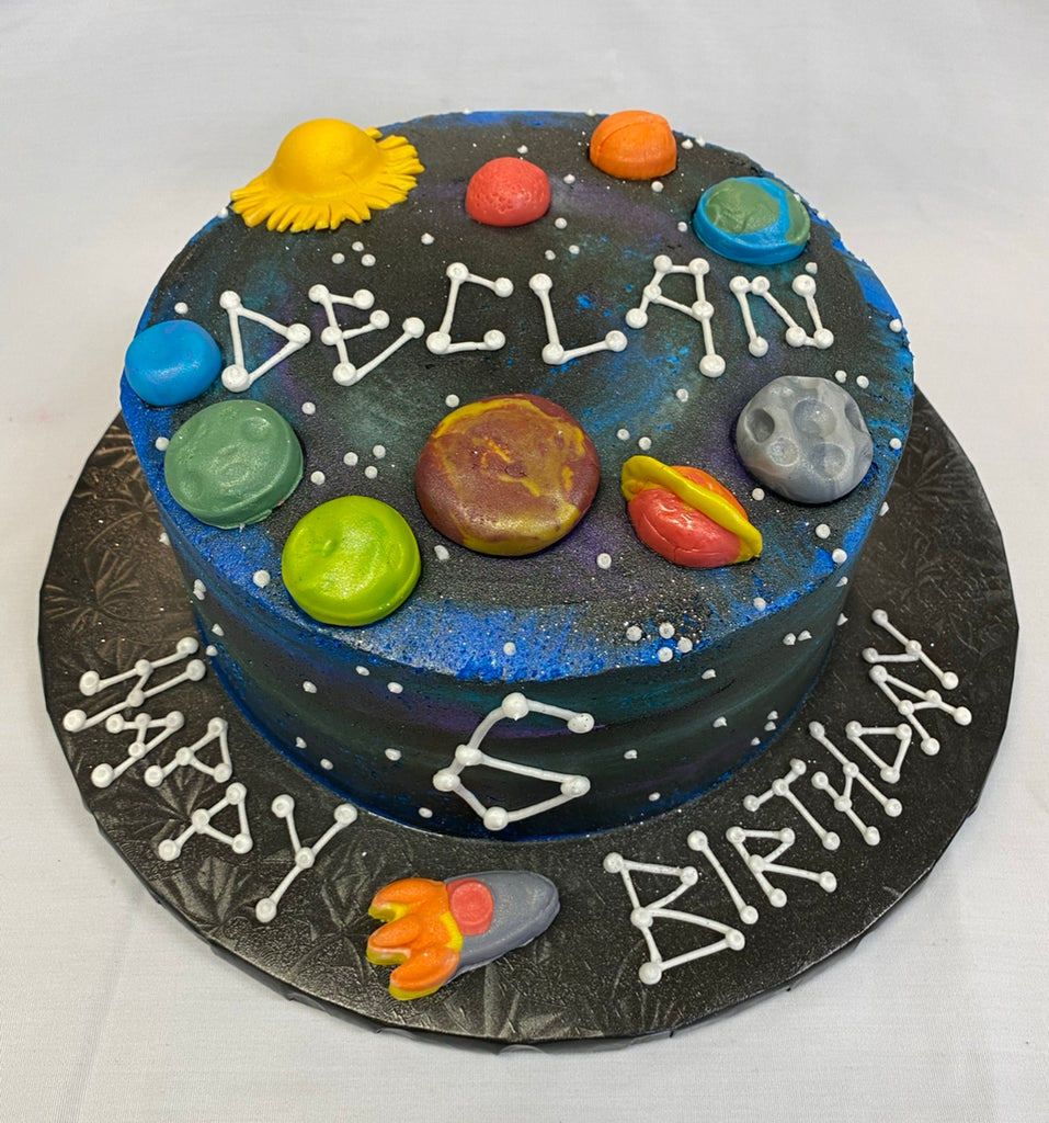 Outer Space Cake 8" Round