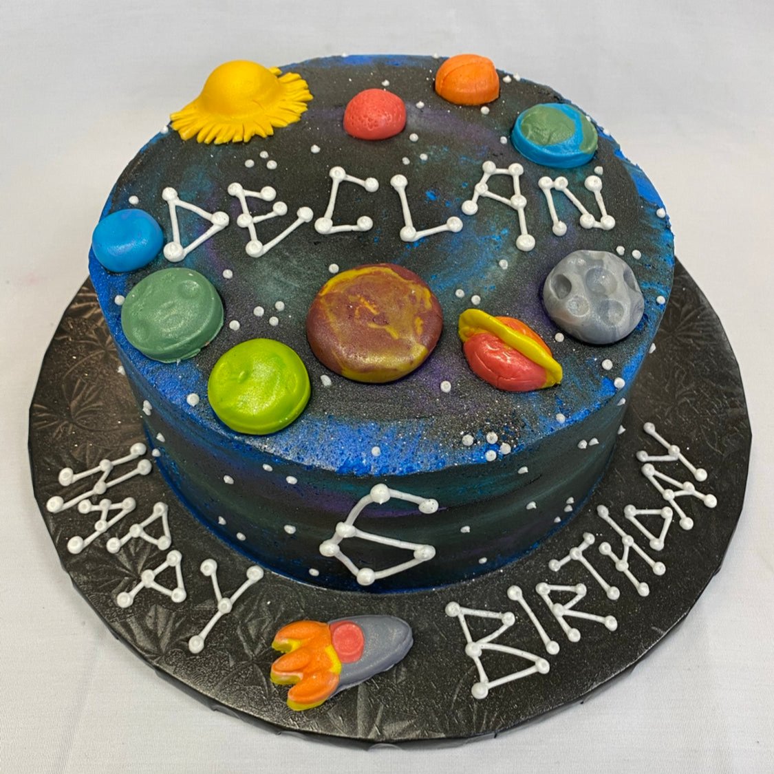 Outer Space Cake 8" Round