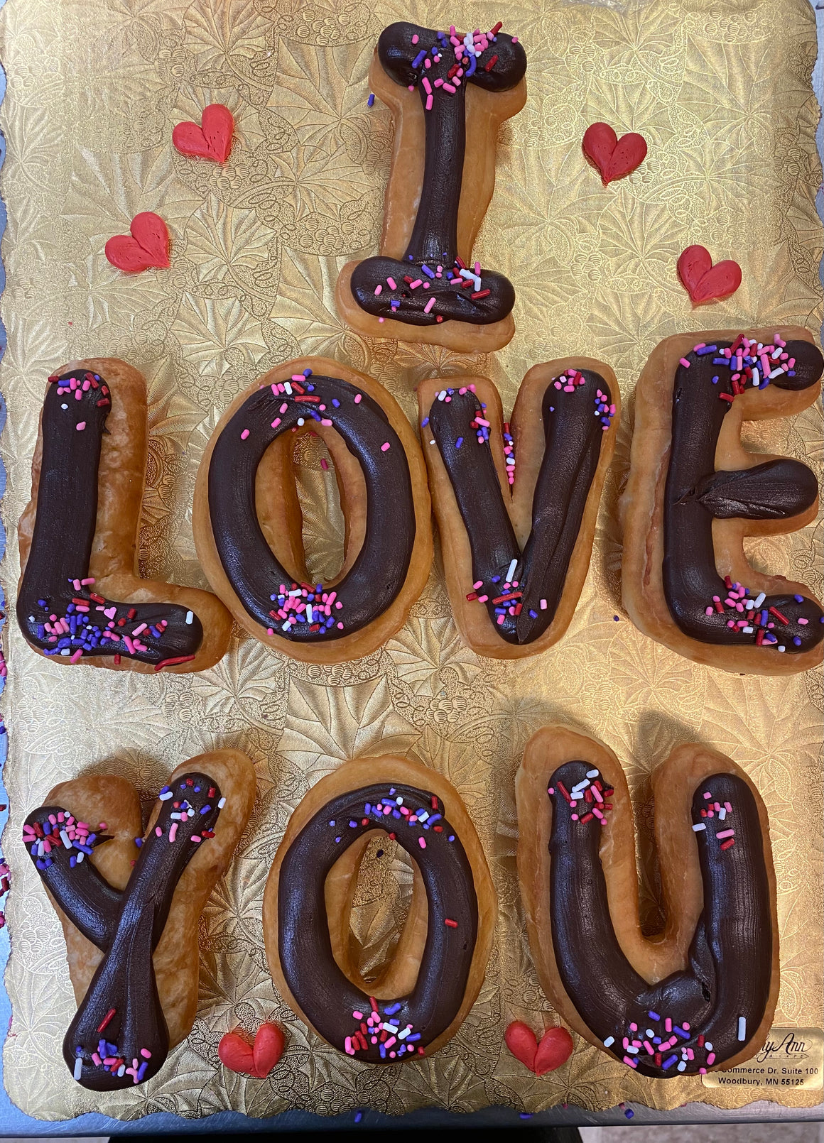 "I LOVE YOU" Donut Package