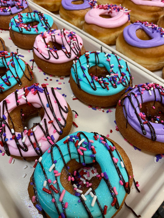 Pastel Valentine Raised Donuts
