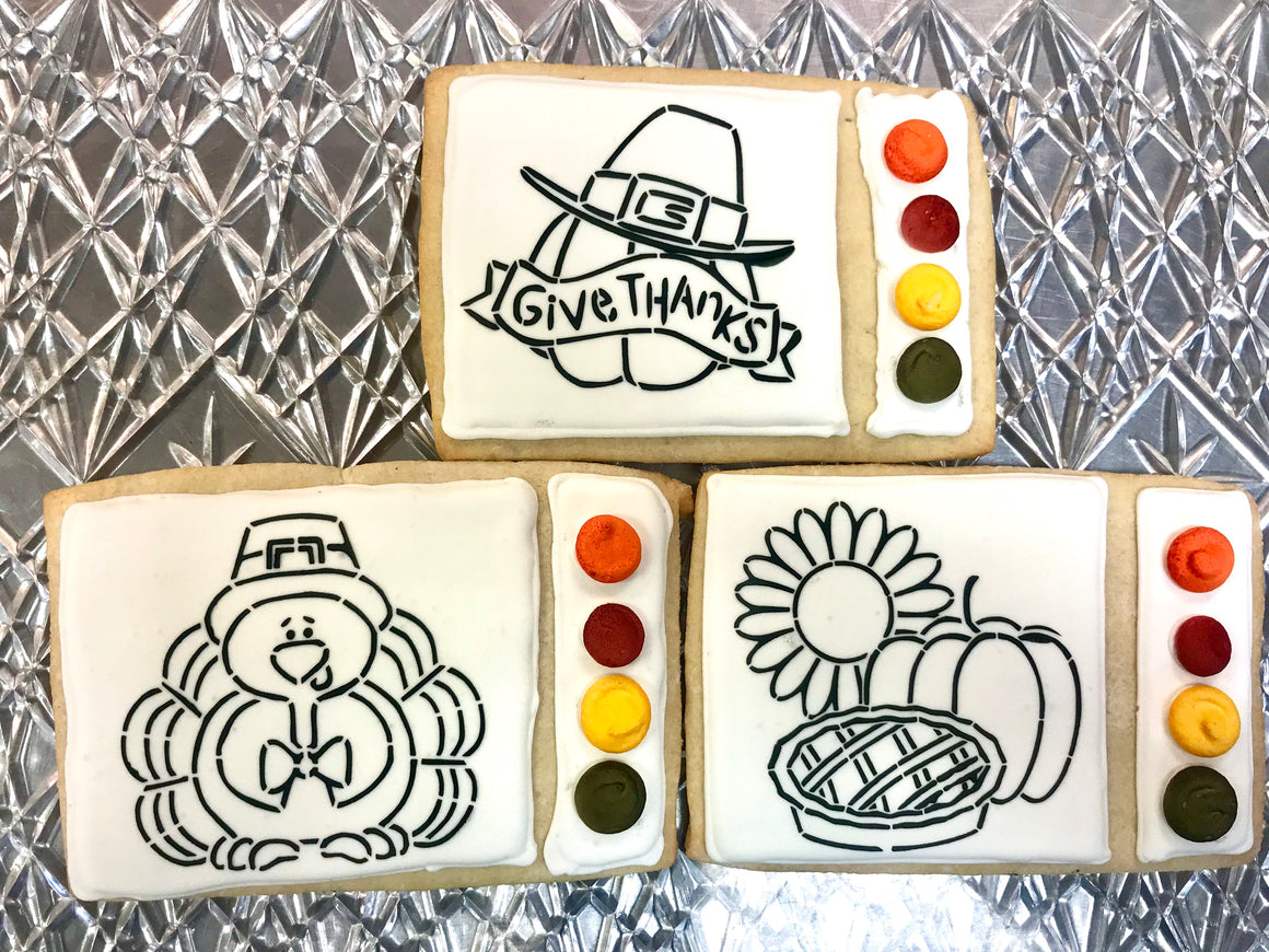 Thanksgiving Paint Your Own Cookies *REQUIRE 4 DAY NOTICE*