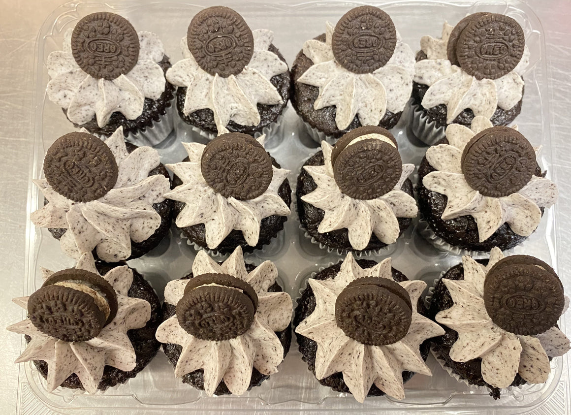 Mini Oreo Cupcakes Dozen