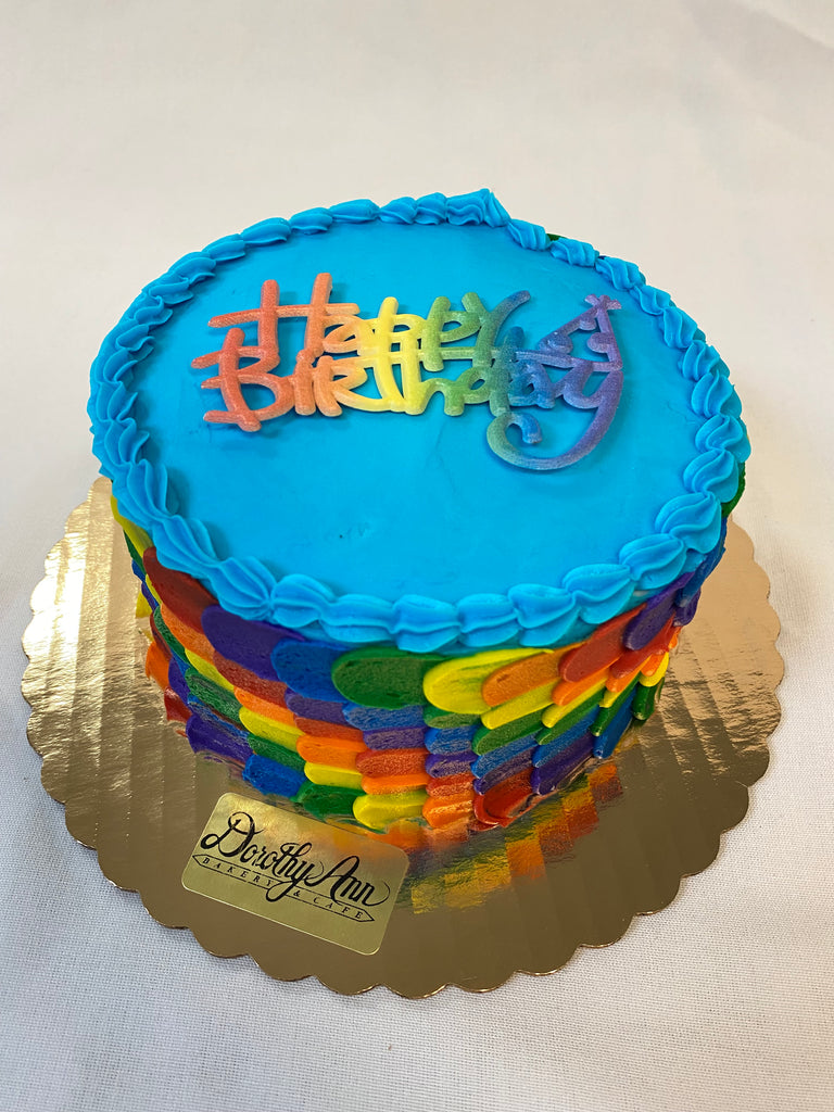 Rainbow Scales Cake