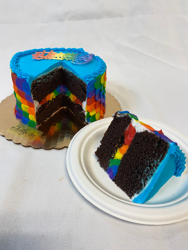 Rainbow Scales Cake