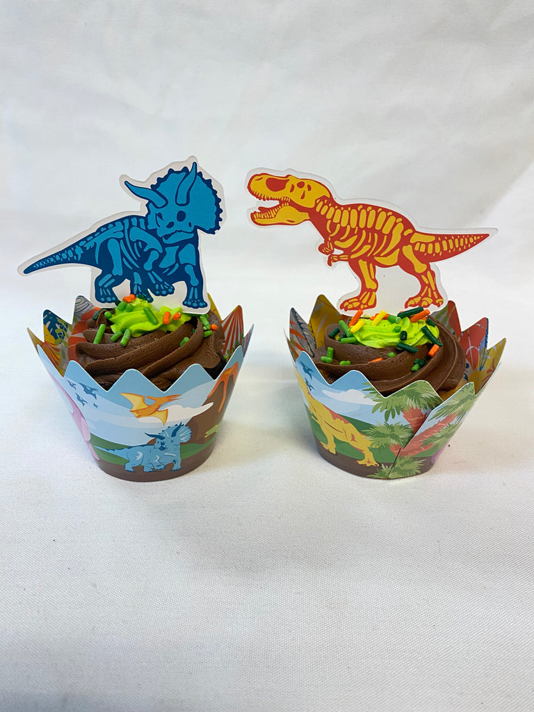 Top Shelf Dinosaur Cupcakes
