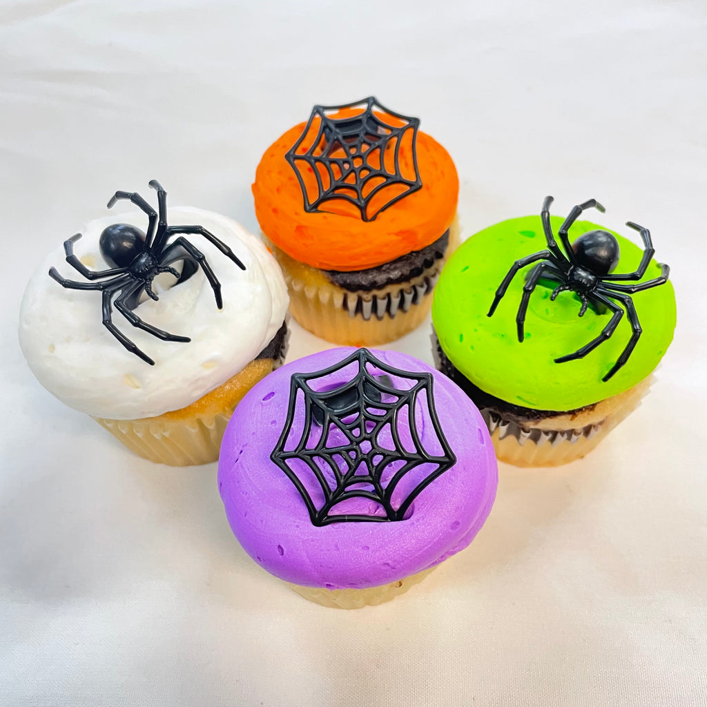 Halloween Cupcake: Spiders