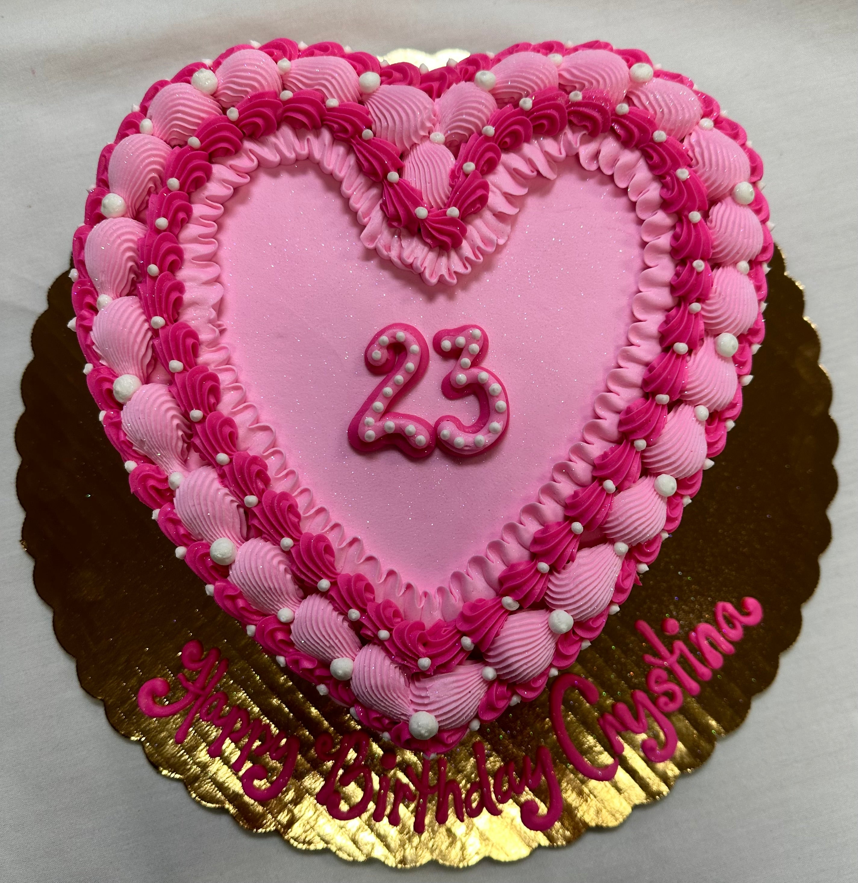 Timaeus Cakes Two Heart Cake Design