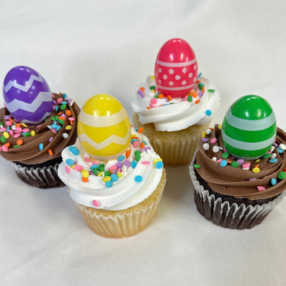 Easter Egg Pick Cupcakes