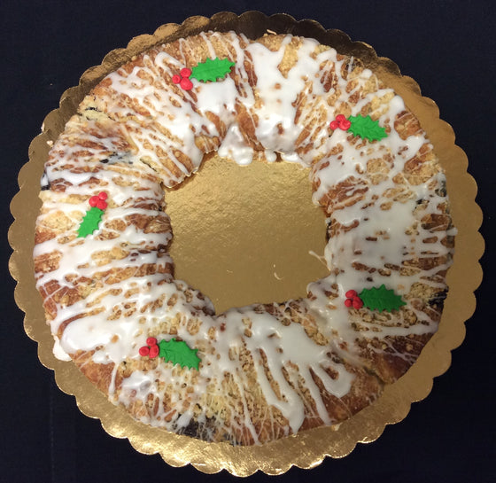 Kringle Wreath " Poppyseed" Coffeecake