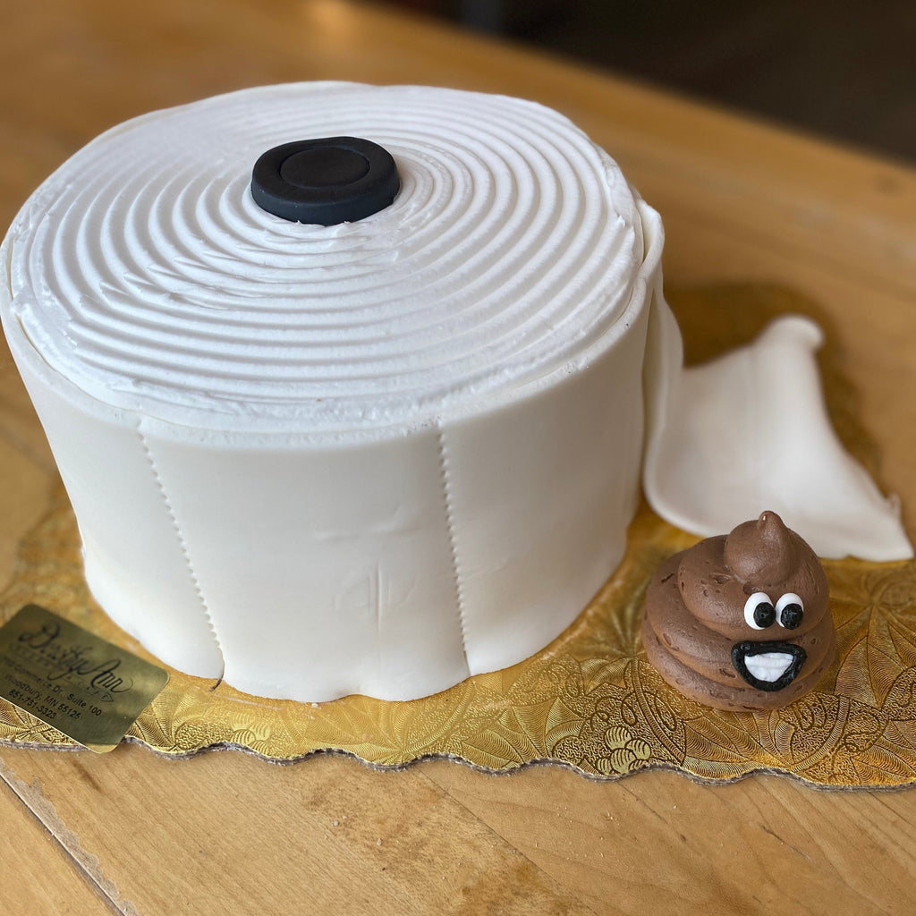 Toilet Paper Cake 6"