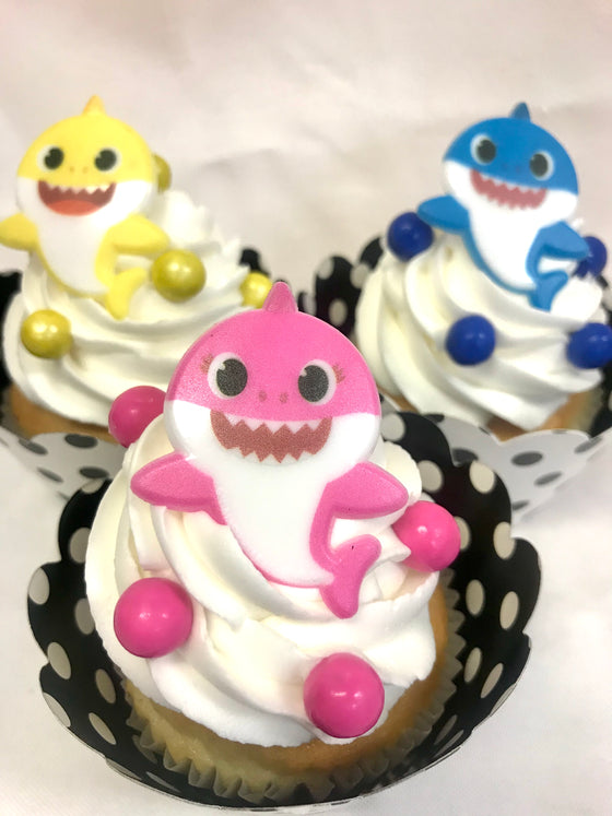 Top Shelf Baby Shark Cupcakes