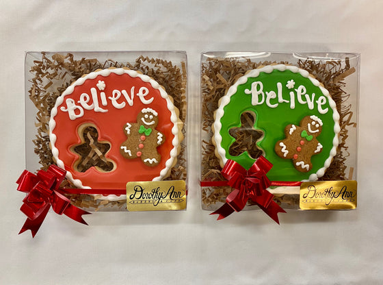 Believe Gift Cookie Box