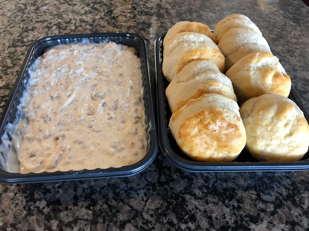 Biscuits and Gravy Breakfast Father's Day Special (Pick up Sat-Sun June 14-15 ONLY)