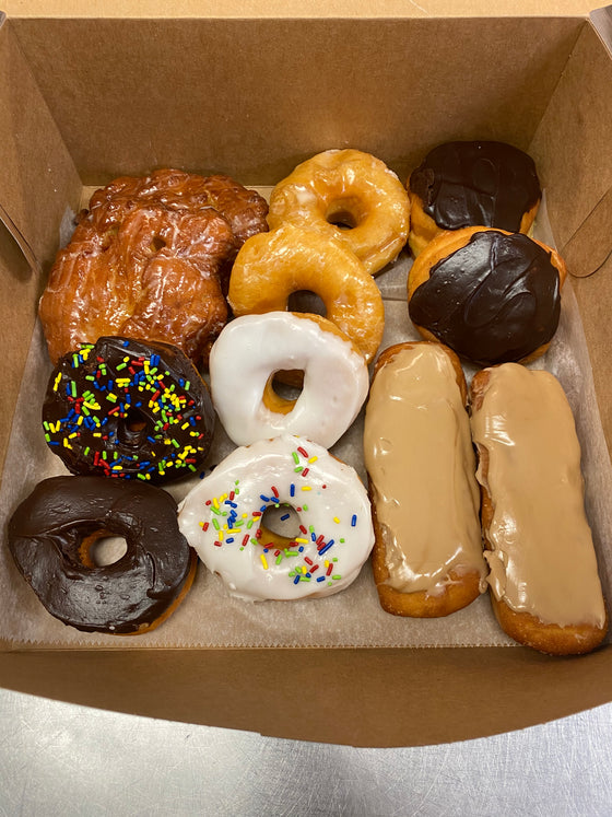 "Baker's Selection Dozen Donut Box" Take Home Package