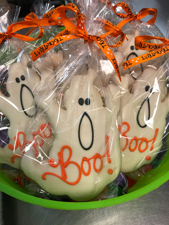 Packaged Ghost Halloween Cookie