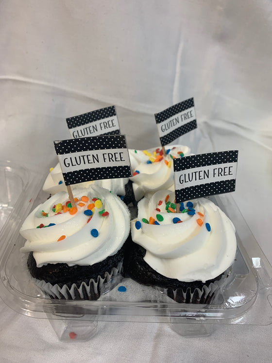 No Gluten Added Cupcakes 4 pack