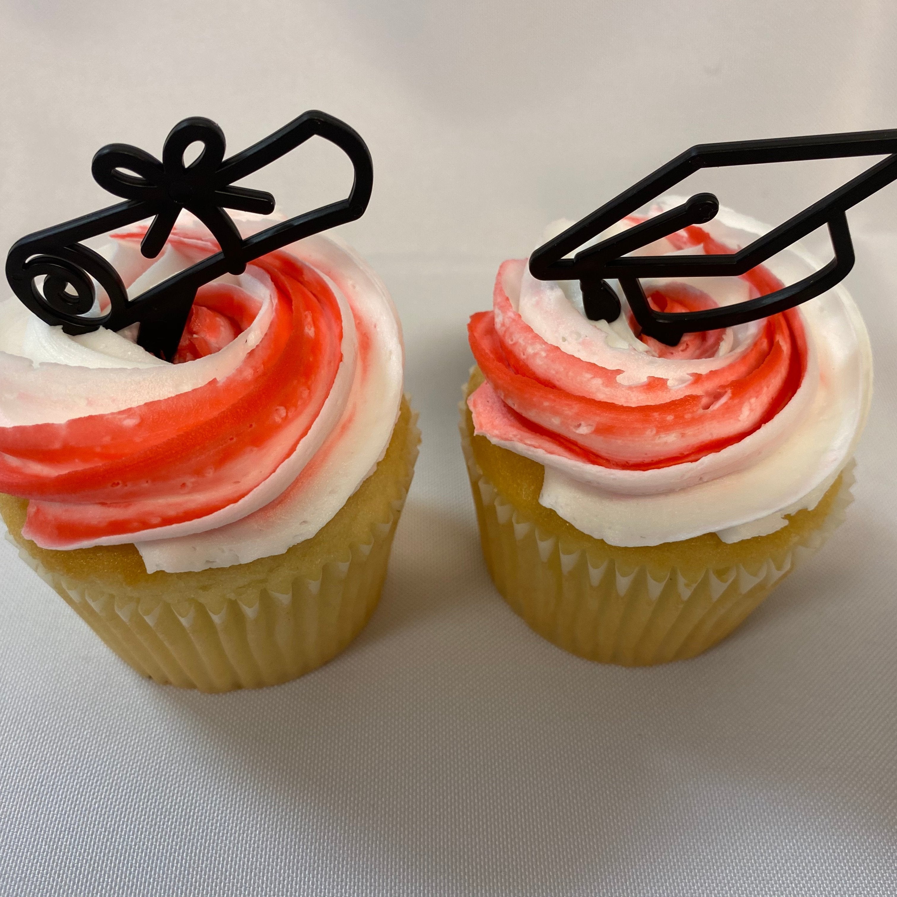 Graduation Party Cupcakes Silhouette Grad Shapes - Dorothy Ann Bakery ...