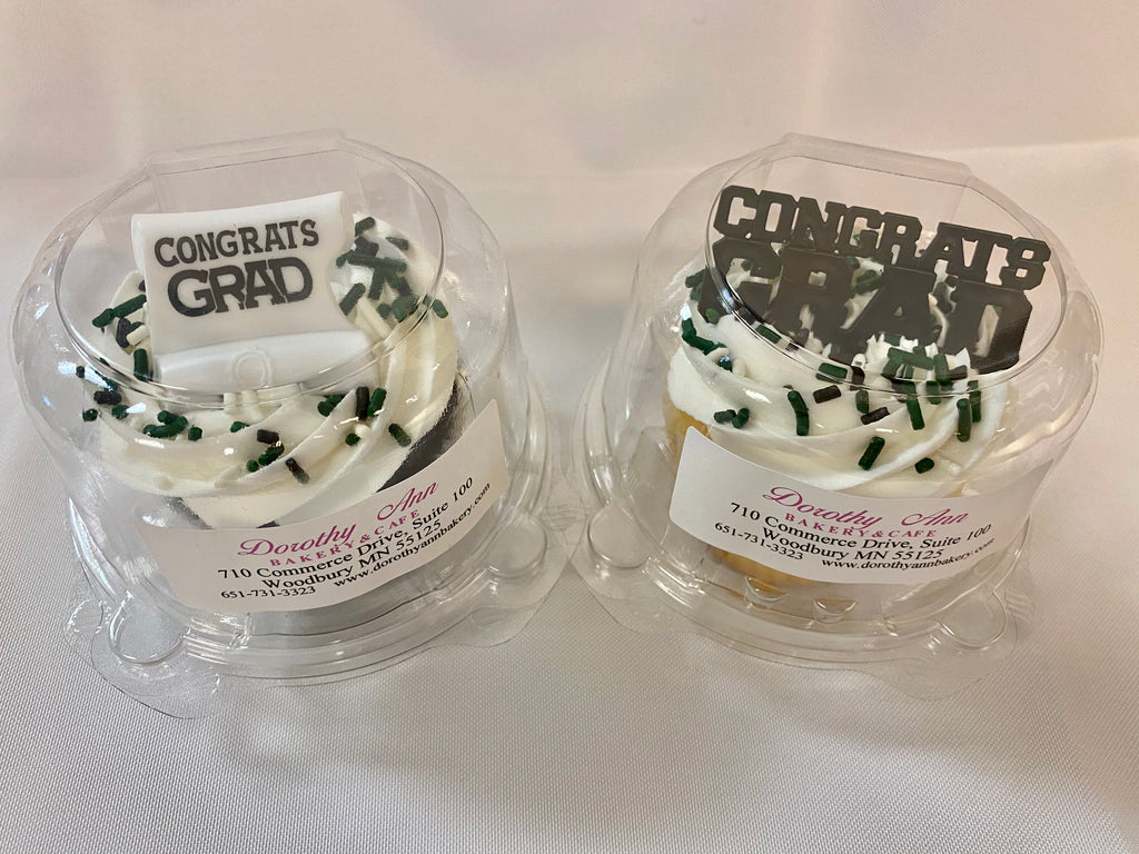 Graduation Party Packaged Cupcakes Congrats Grad Design