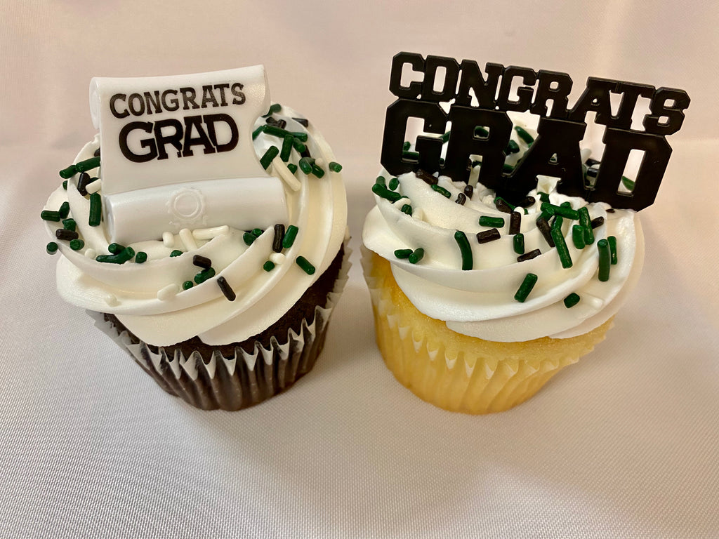 Graduation Party Packaged Cupcakes Congrats Grad Design