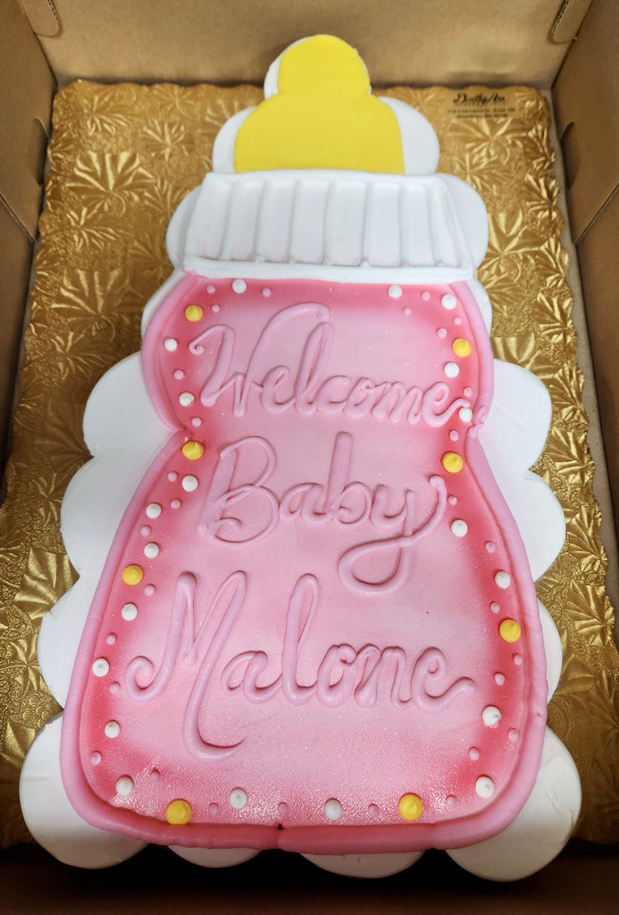 Baby Bottle Cupcake Cake (24 total)