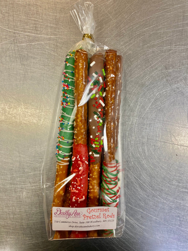 Holiday Pretzels with Gift Bow