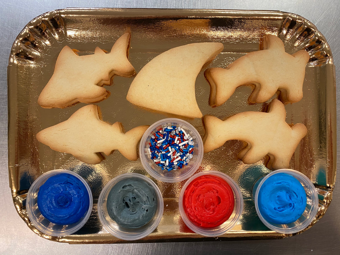 Decorate Your Own Cookie Tray Shark Week Theme