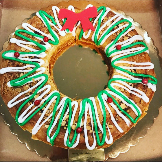 Kringle Wreath "Almond " Coffeecake